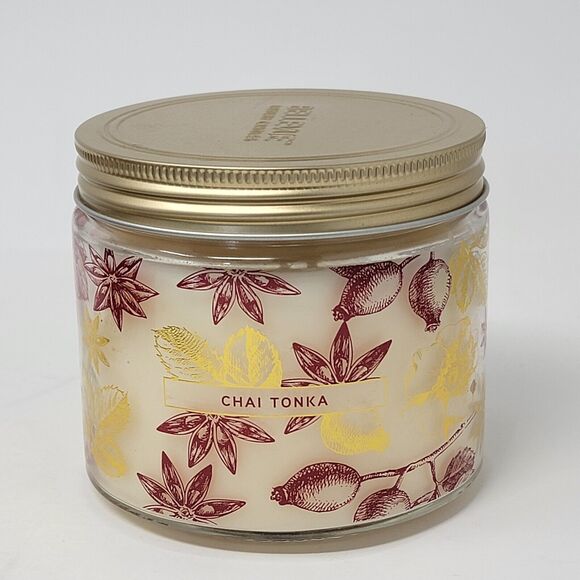 Bellevue Luxury‎ Candles Chai Tonka Two Wick 12oz Fall Autumn Cozy Spice Soy Wax - Picture 2 of 9